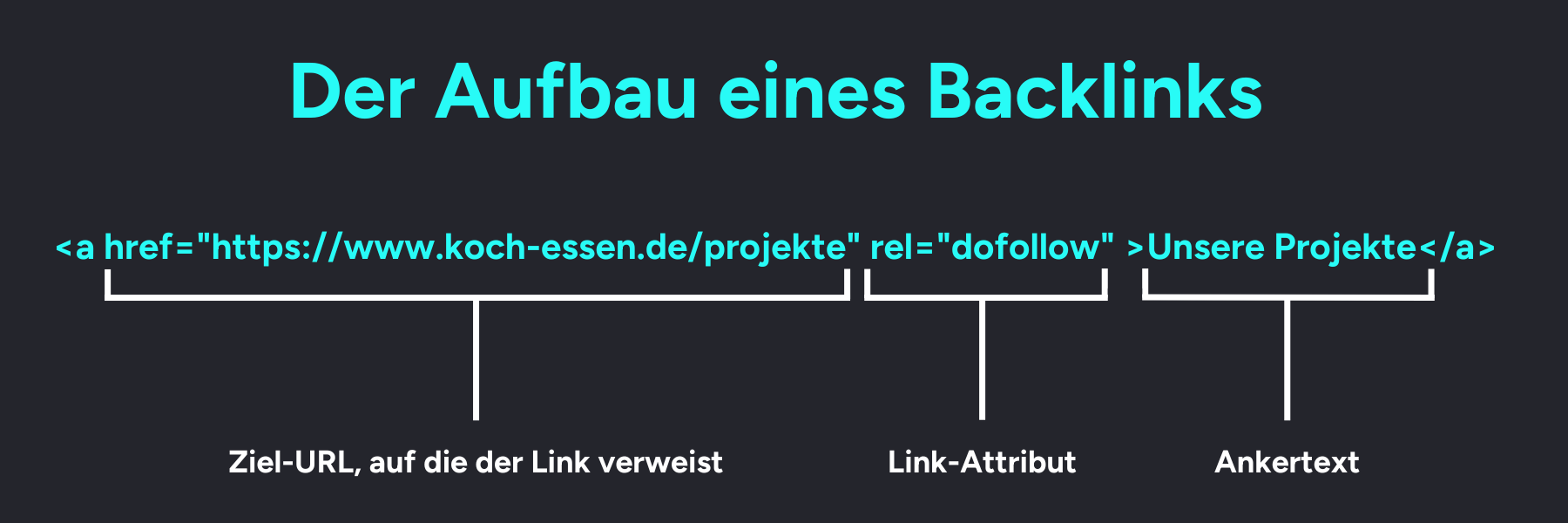 Schematischer Aufbau eines Backlinks