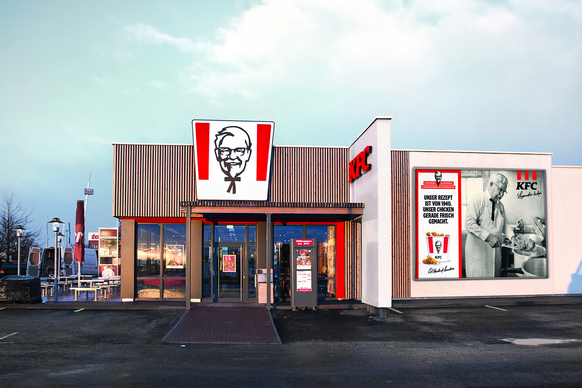 KFC Fassade Mockup